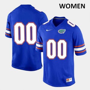 Women's Florida Gators #00 Customize NCAA Nike Royal Blue Limited Authentic Stitched College Football Jersey XTF8262AC